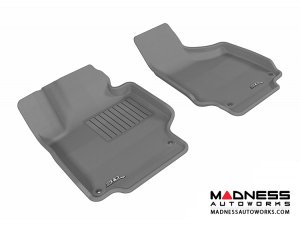 Audi TT/ TTS Floor Mats (Set of 2) - Front - Gray by 3D MAXpider (2008-2015)